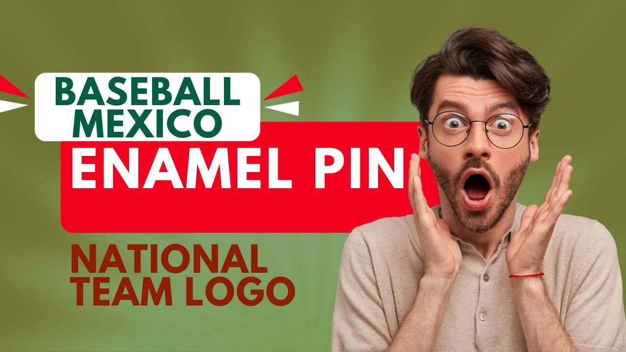 Baseball Mexico National Team Logo Enamel Pin